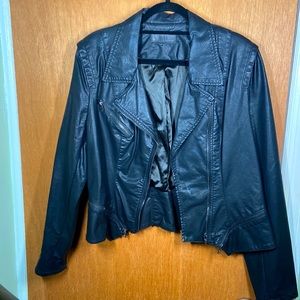 Blank NYC Vegan leather Motorcycle Jacket